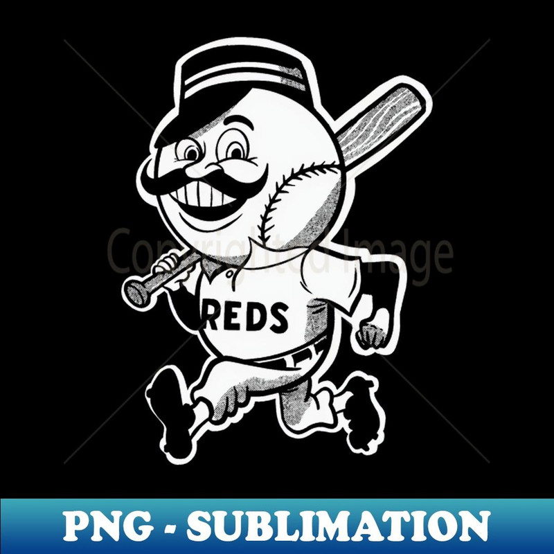 Alternate Mr. Redlegs - Vintage Logo - PNG Transparent Sublimation Design
