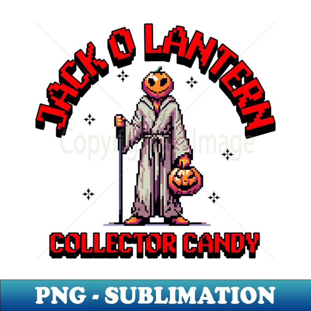 jack o lantern trick or threat - Artistic Sublimation Digital File