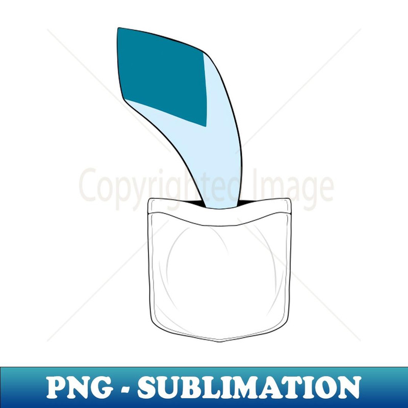 Ice fox tail (pocket) - Stylish Sublimation Digital Download