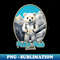 Bear Ski Peek'n Peak Adventure - Elegant Sublimation PNG Download