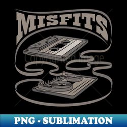 misfits exposed cassette - artistic sublimation digital file