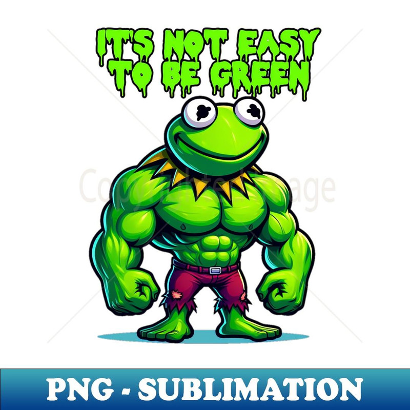 Kermit Hulk - Aesthetic Sublimation Digital File