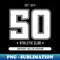 50th Birthday - Sublimation-Ready PNG File