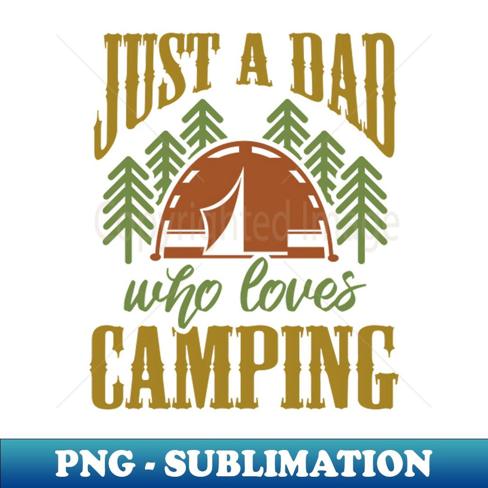 Camping Father Hiking Nature - Modern Sublimation PNG File