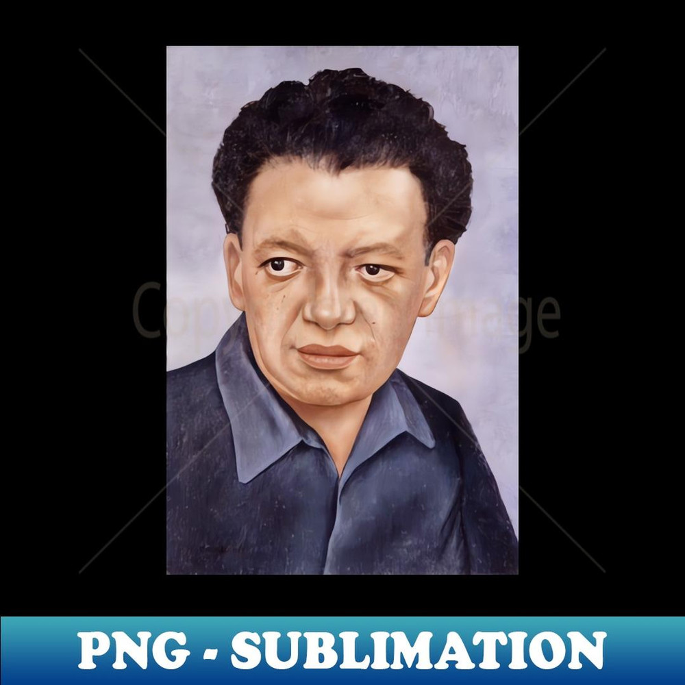 Portrait of Diego Rivera by Frida Kahlo - Creative Sublimation PNG Download