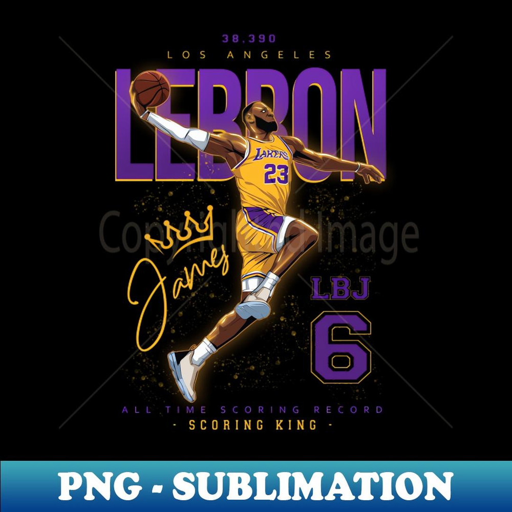Lebron James - Exclusive PNG Sublimation Download