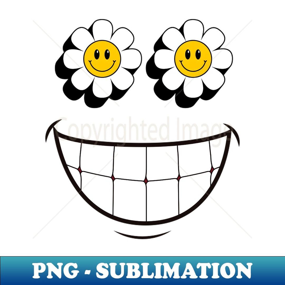 Just Smile Funny - Sublimation-Ready PNG File
