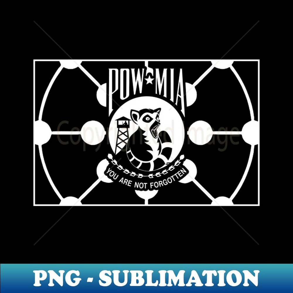 Lemurian Time War POW MIA Flag - High-Quality PNG Sublimation Download
