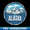 Alaska State USA Design - Exclusive PNG Sublimation Download
