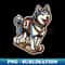 Husky Sledge - PNG Transparent Sublimation Design