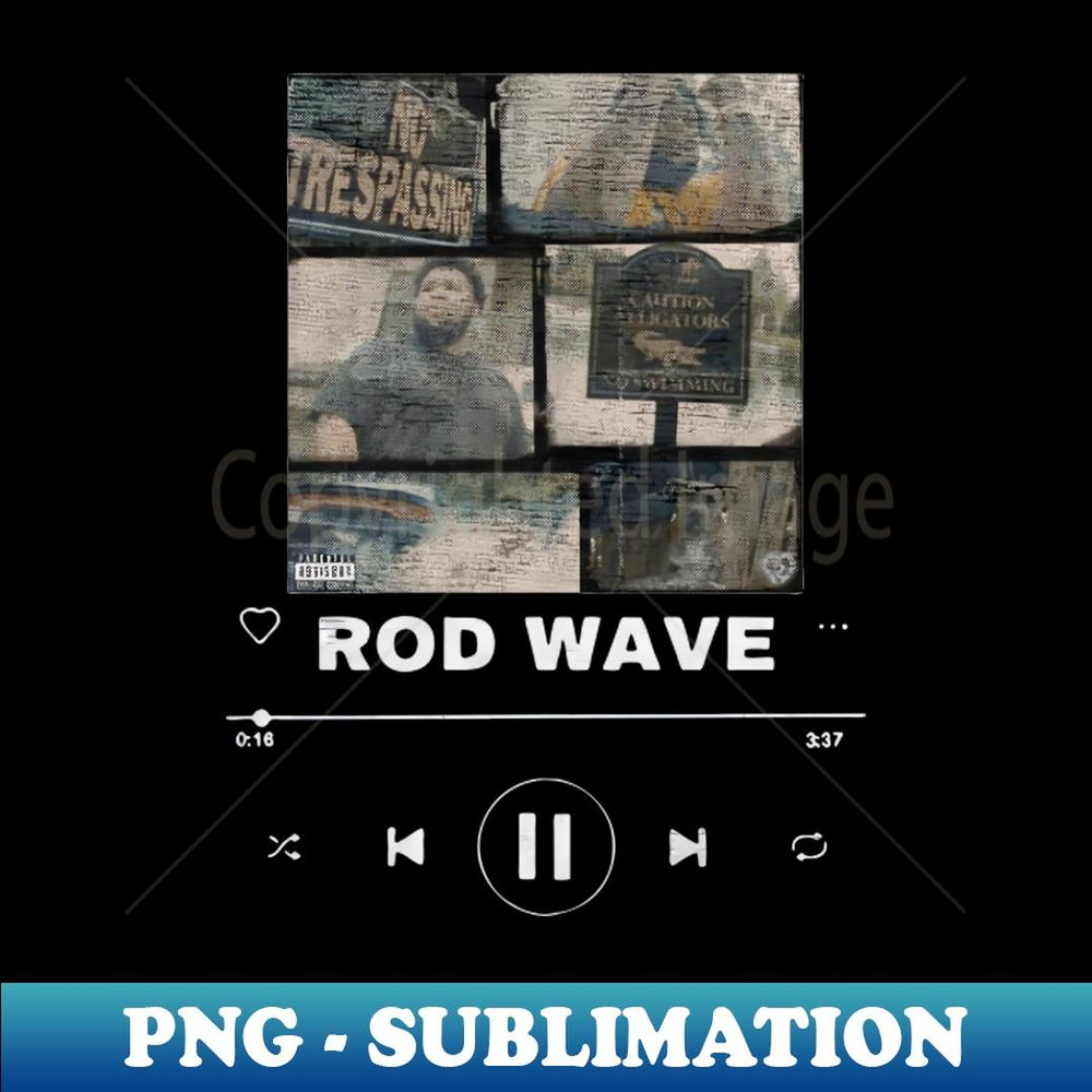 rod wave ghetto gospel - PNG Transparent Sublimation File