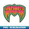 Ultimate Warrior Mask Pro Wrestling FanArt Tribute - Instant PNG Sublimation Download