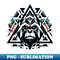 Abstract Animal Gorilla - Decorative Sublimation PNG File