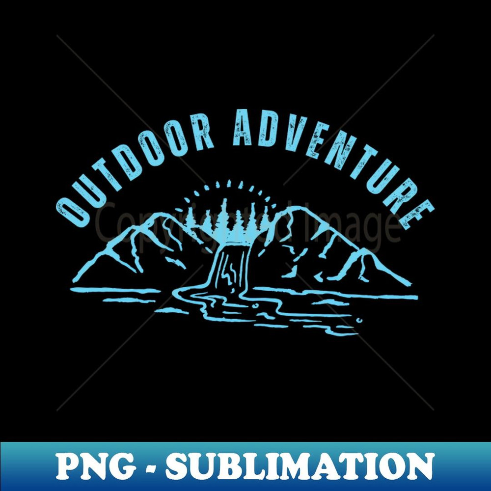 Van Life Camping Outdoor Adventure - Premium PNG Sublimation File