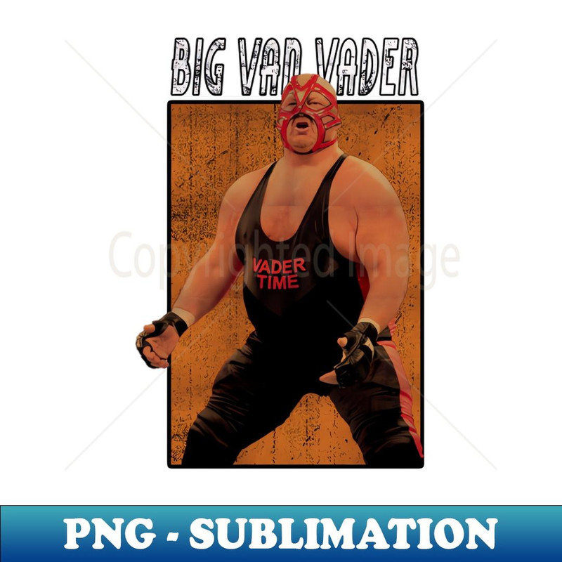 Vintage Wwe Big Van Vader 1 - Sublimation-Ready PNG File