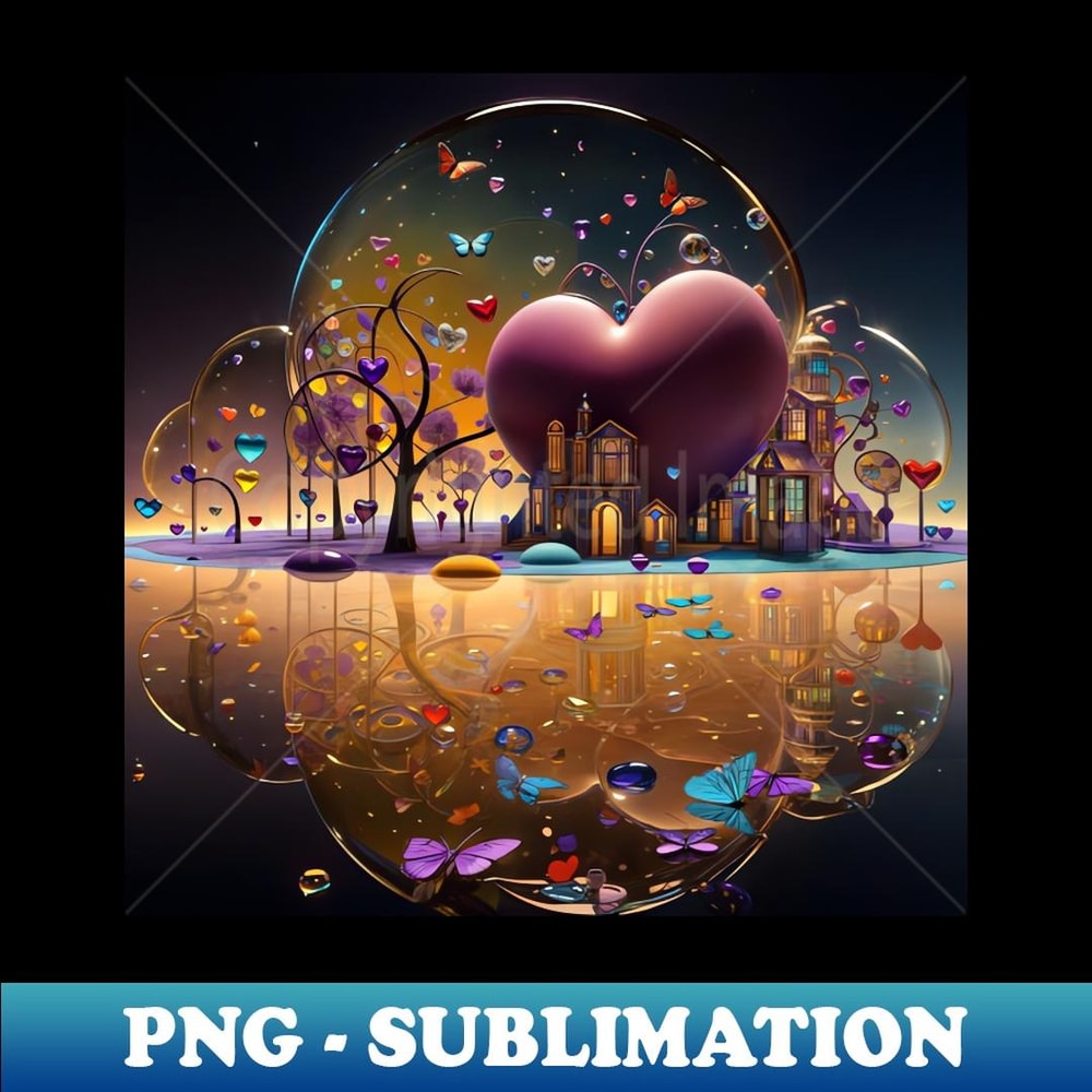 Glass fairy tail - High-Resolution PNG Sublimation File