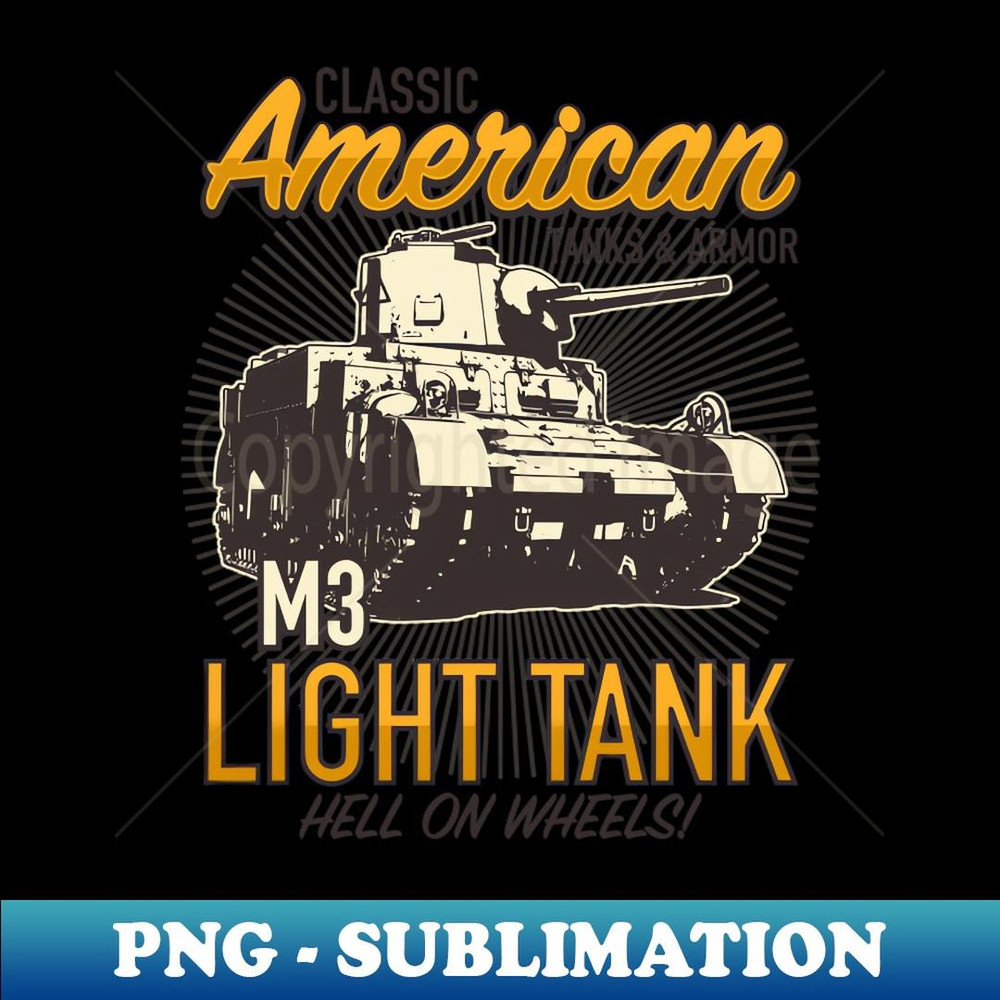 M3 Light Tank - Artistic Sublimation Digital File