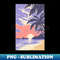 Sunset at the beach - Digital Sublimation Download File