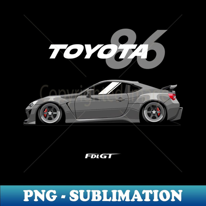 Toyota 86 Stanced - Special Edition Sublimation PNG File
