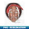 2Pac Portrait - Retro PNG Sublimation Digital Download