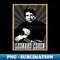 80s Style Leonard Cohen - Sublimation-Ready PNG File