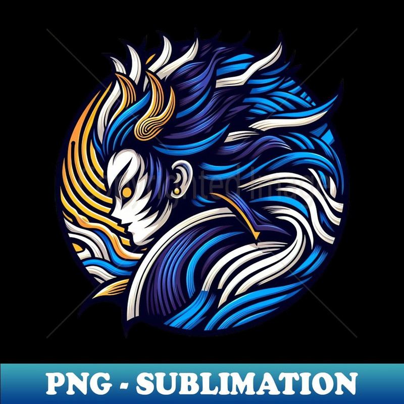 Anime Japan Art - Retro PNG Sublimation Digital Download