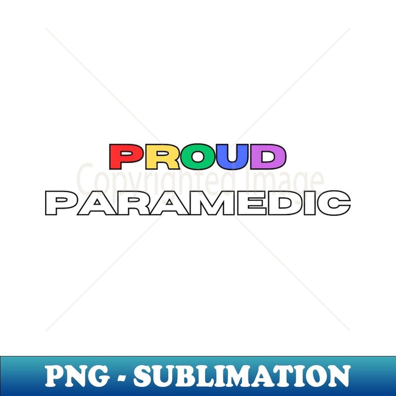 Proud paramedic - Vintage Sublimation PNG Download