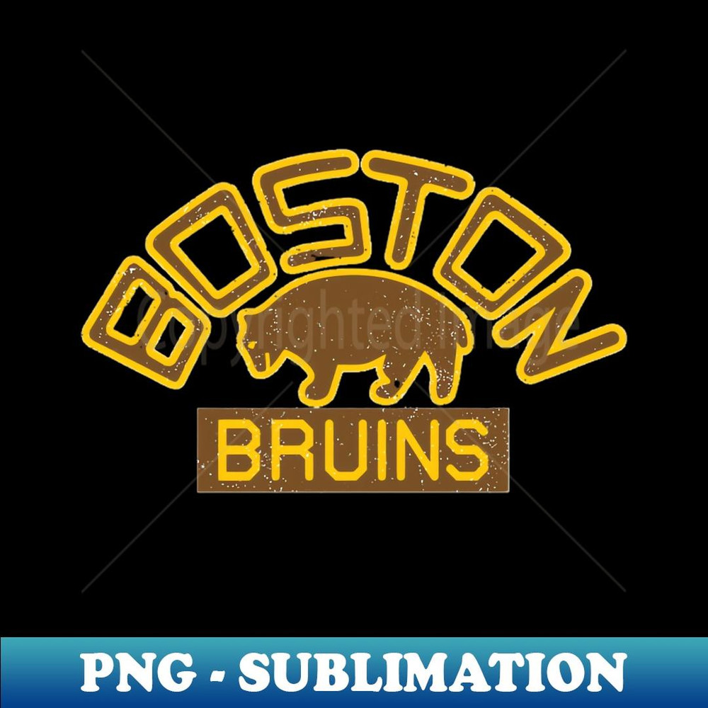 Retro Boston Bruins - Premium PNG Sublimation File