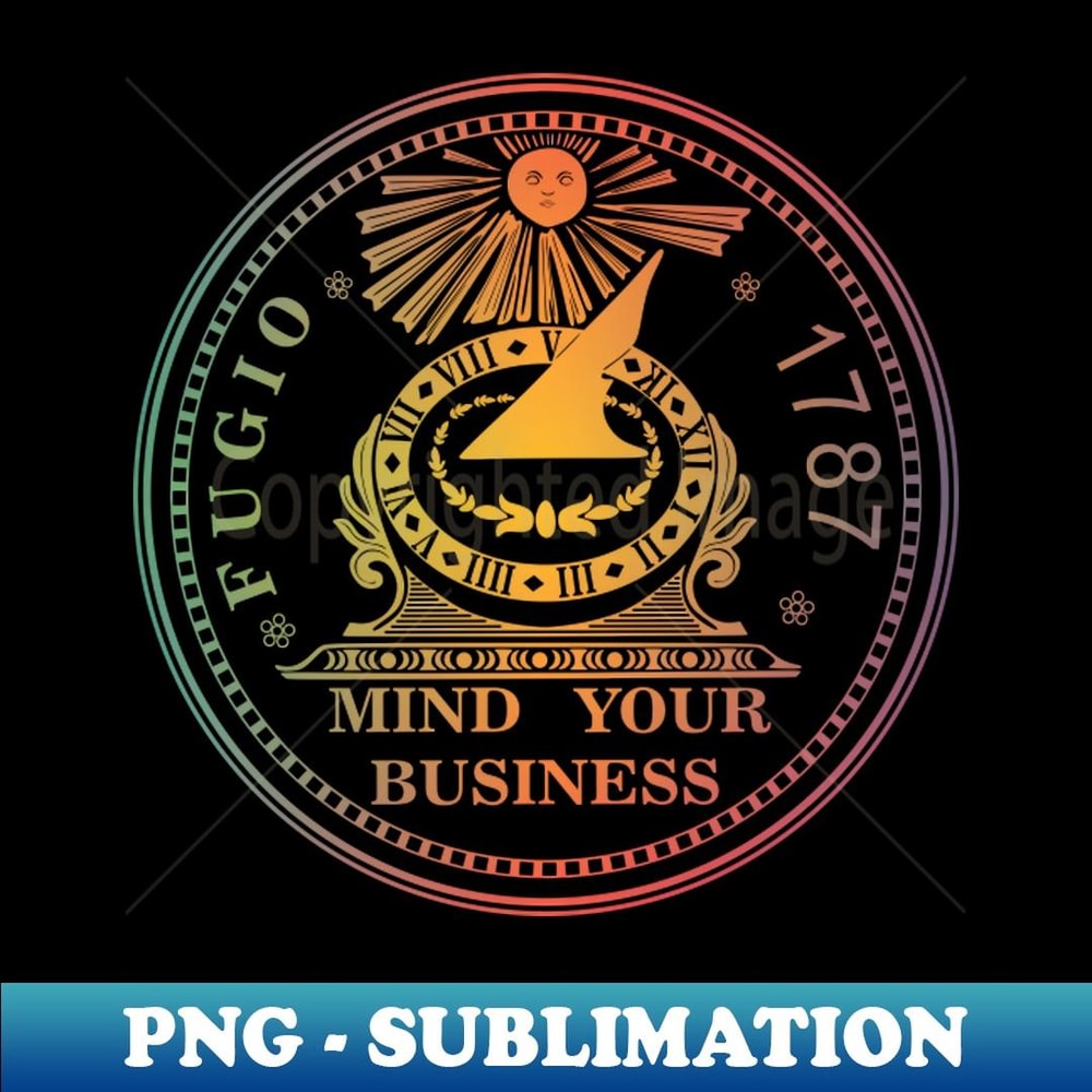 The Fugio Coin American Dollar - Sublimation-Ready PNG File