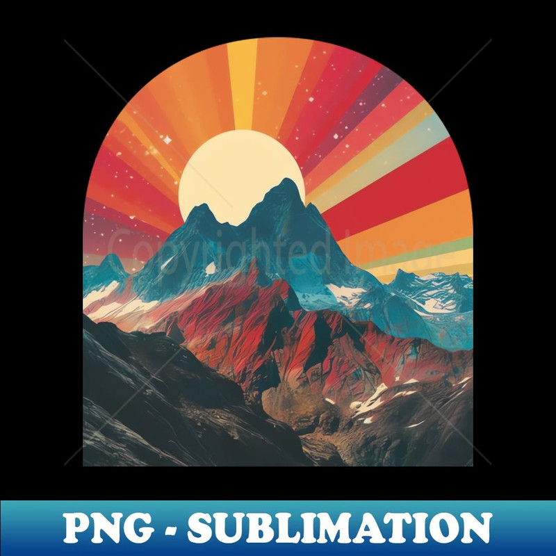 Inspiring Heights - PNG Transparent Sublimation Design