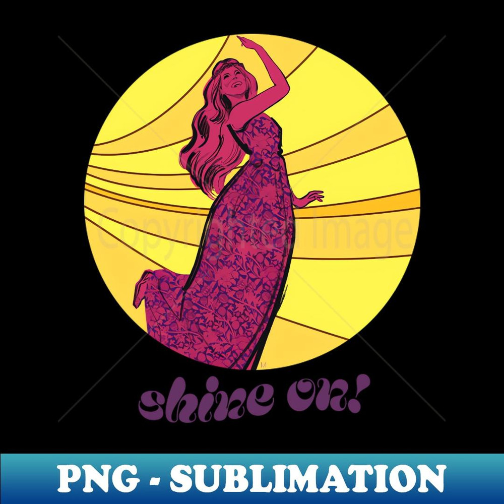 Hippie Barbie - Unique Sublimation PNG Download