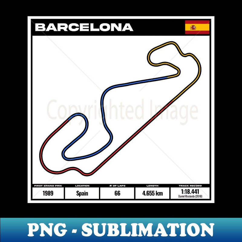 formula one circuit barcelona - formula one track - formula 1 track T-Shirt Hoodie - Exclusive Sublimation Digital File