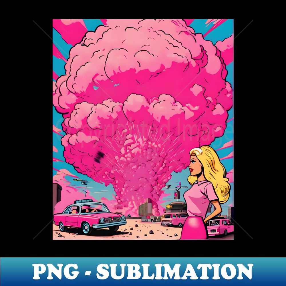 Barbie x Oppenheimer 2023  BARBENHEIMER - Instant Sublimation Digital Download