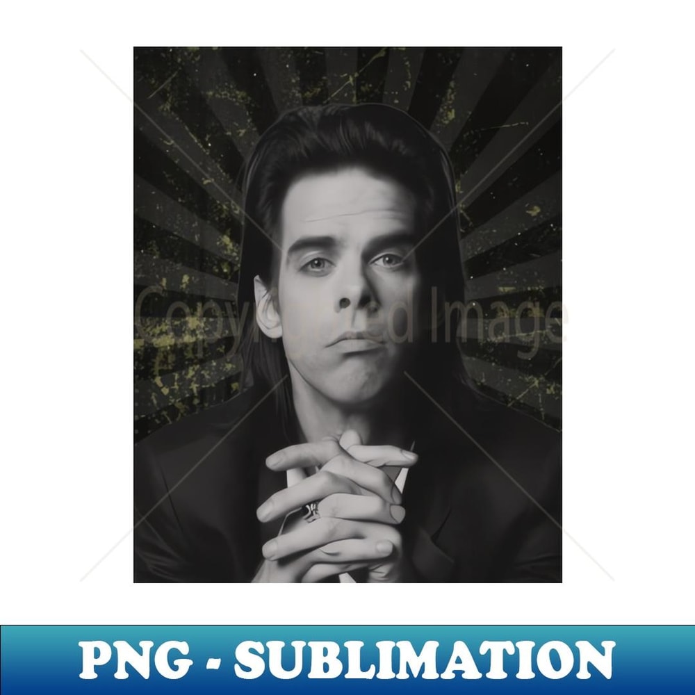 Nick Cave - Vintage Sublimation PNG Download
