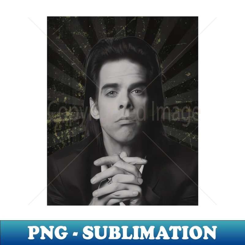 Nick Cave - Vintage Sublimation PNG Download