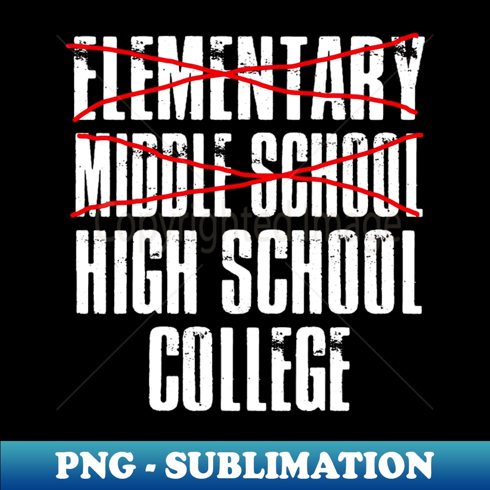 2024 Junior High Graduation Funny Middle School Graduation - Artistic Sublimation Digital File