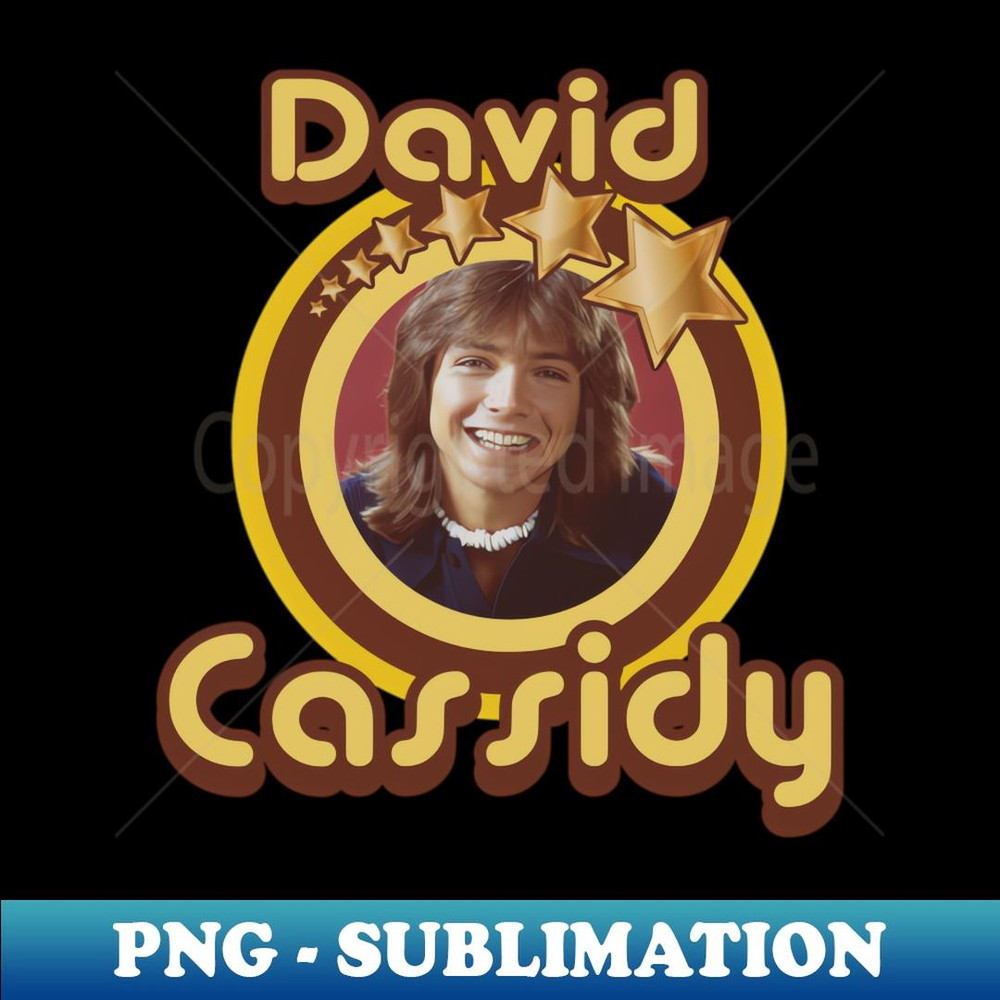 Star Tribute David Cassidy - PNG Transparent Sublimation Design