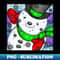 Cute Adorable Holiday Snowman - PNG Sublimation Digital Download