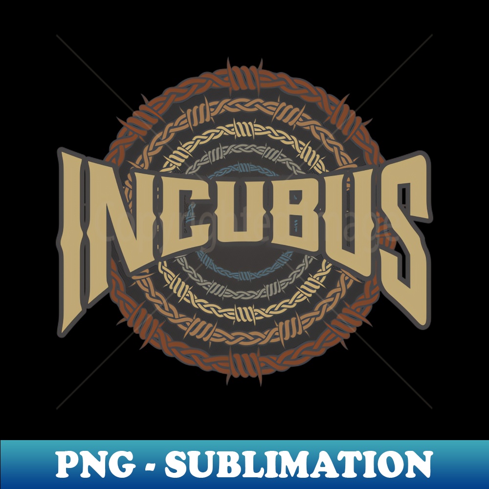 Incubus Barbed Wire - Exclusive PNG Sublimation Download
