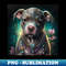 Floppy Pit Bull Puppy - Artistic Sublimation Digital File