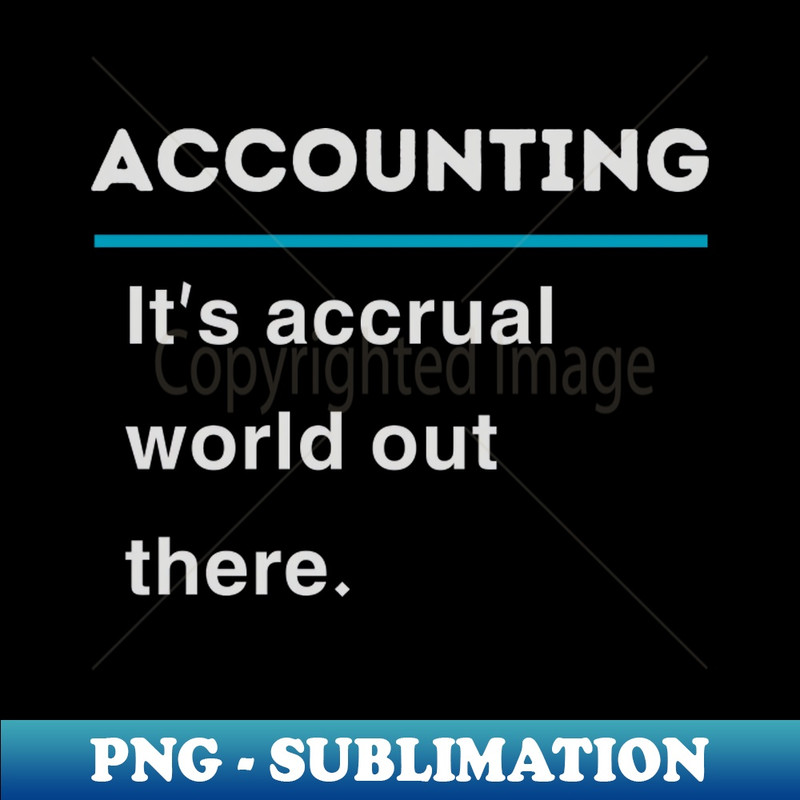 accountant - PNG Transparent Sublimation Design