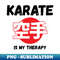 karate - Modern Sublimation PNG File