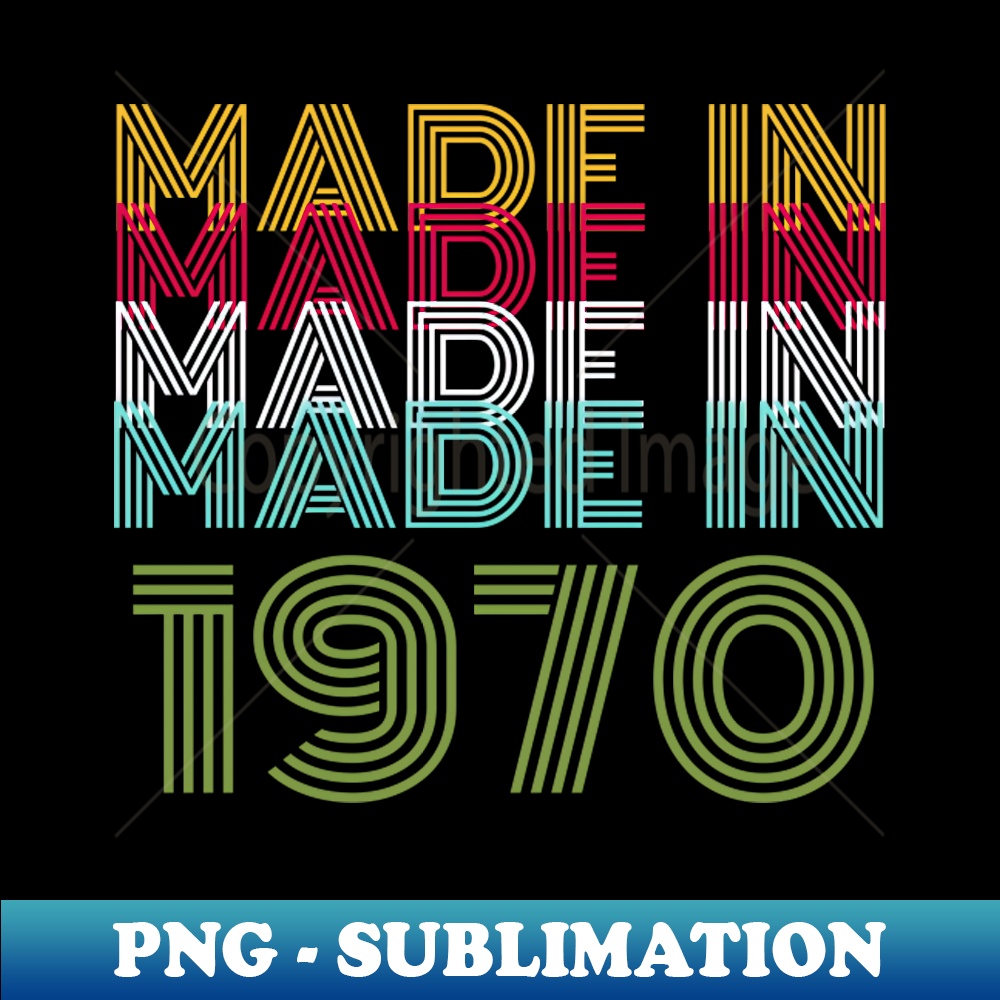 50th Birthday Celebration Gift Retro Vintage - Premium PNG Sublimation File