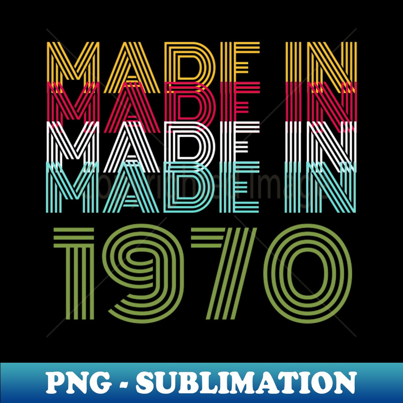 50th Birthday Celebration Gift Retro Vintage - Premium PNG Sublimation File