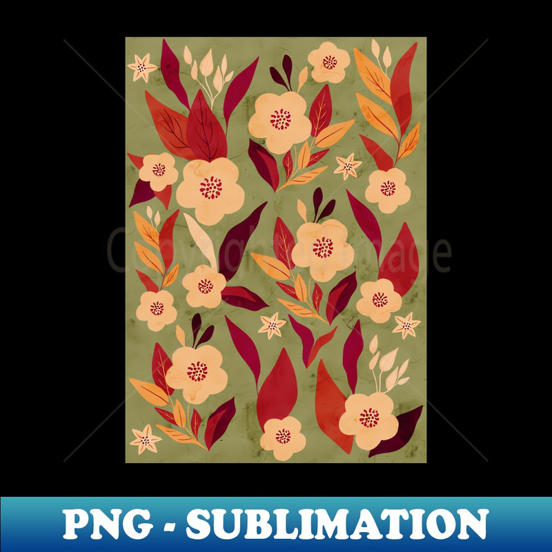 Floral pattern - High-Quality PNG Sublimation Download