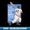 Jackie Robinson - Artistic Sublimation Digital File