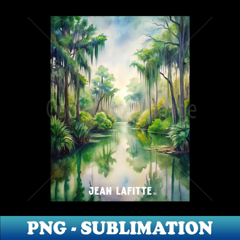 Jean Lafitte National Park - Signature Sublimation PNG File