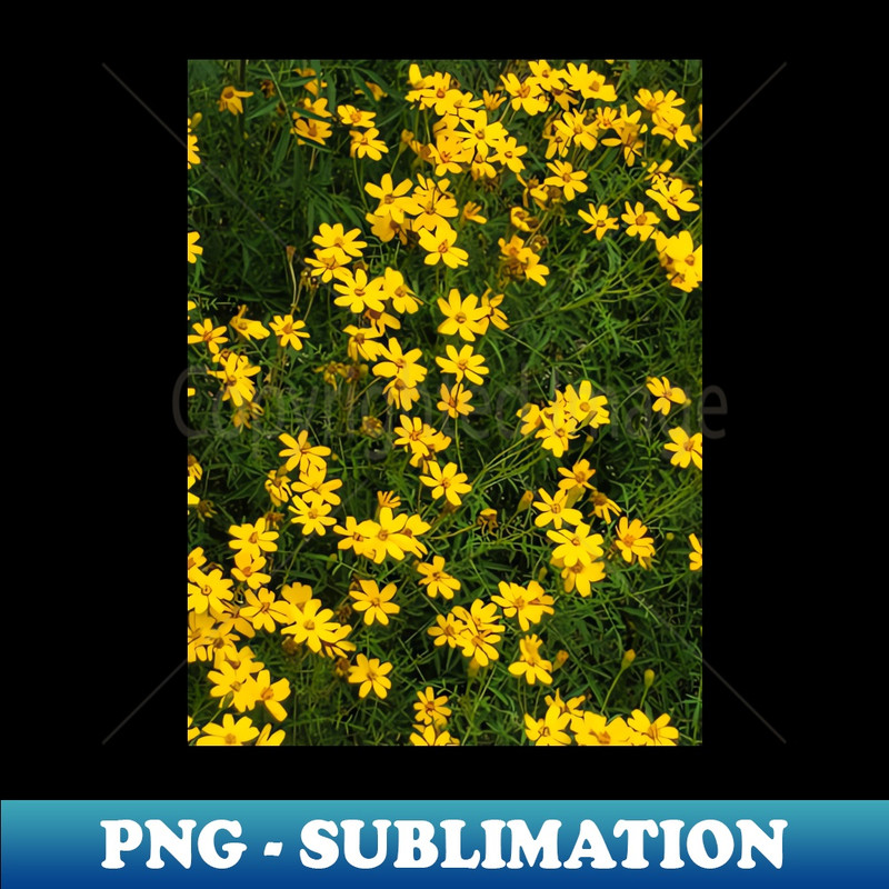 Yellow Green Bloom Photography My - Instant Sublimation Digital Download