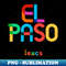 El Paso Texas Mid Century, Pop Art, - High-Quality PNG Sublimation Download