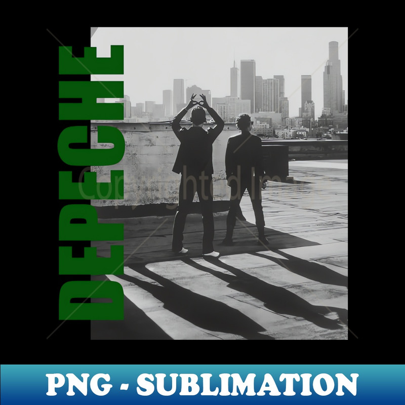 Depeche Mode  Retro Aesthetic Fan Art  80s - High-Quality PNG Sublimation Download